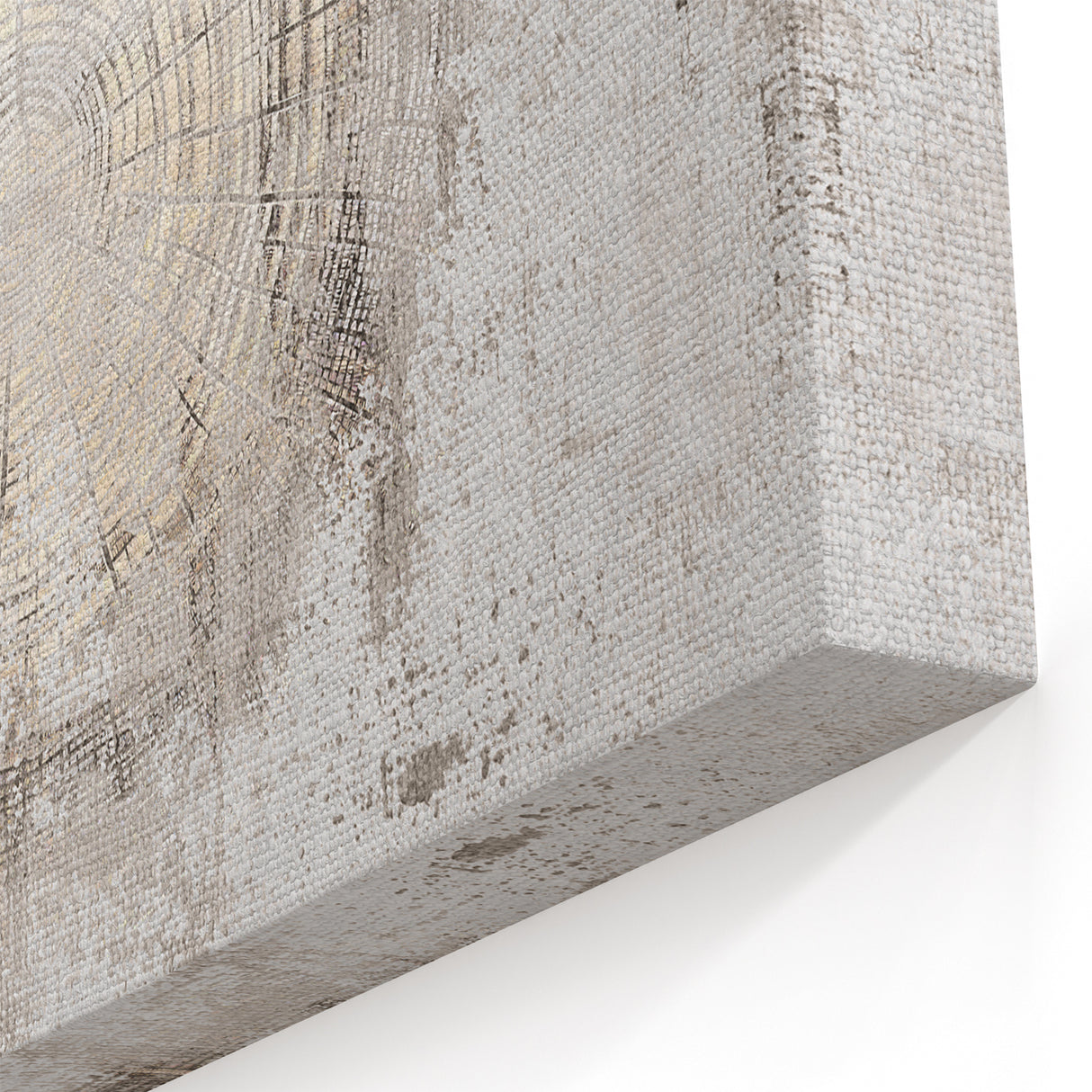 Modern Strokes and Lines Abstract Art in Neutral Tones