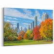 Autumn Atlanta Skyline Wall Art | Vibrant Cityscape Print for Home Decor