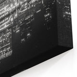 Elegant Baltimore Skyline Art - Black & White Cityscape Wall Decor