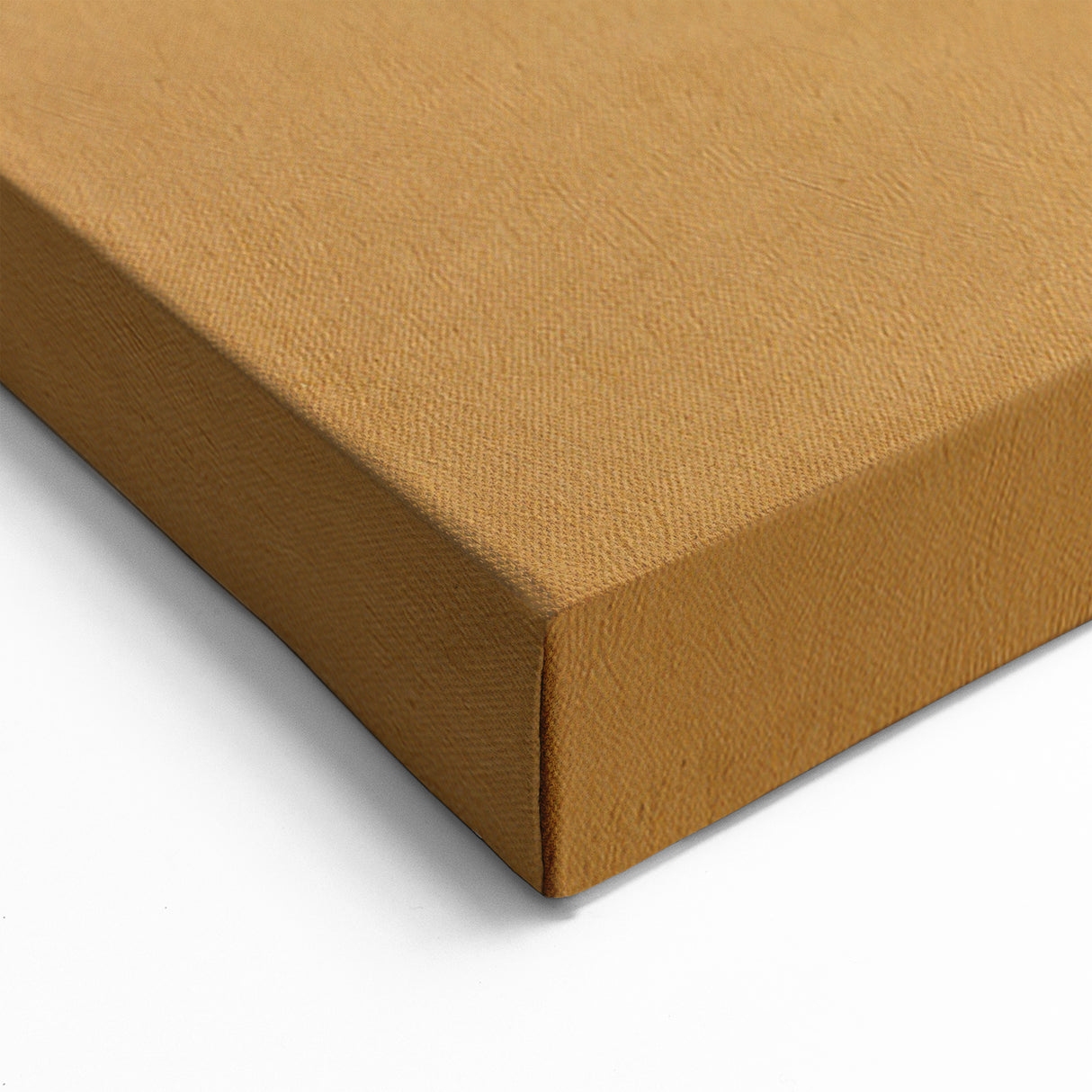 Textured Abstract Art with Teal, Gold, and Beige Layers