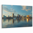 Serene Baltimore Skyline Art - Tranquil Waterfront Cityscape Decor