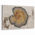 Rustic Tree Slice Strokes & Lines - Modern Abstract Wall Art