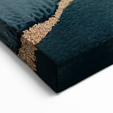 Elegant Ocean Waves Strokes & Lines - Modern Abstract Wall Art