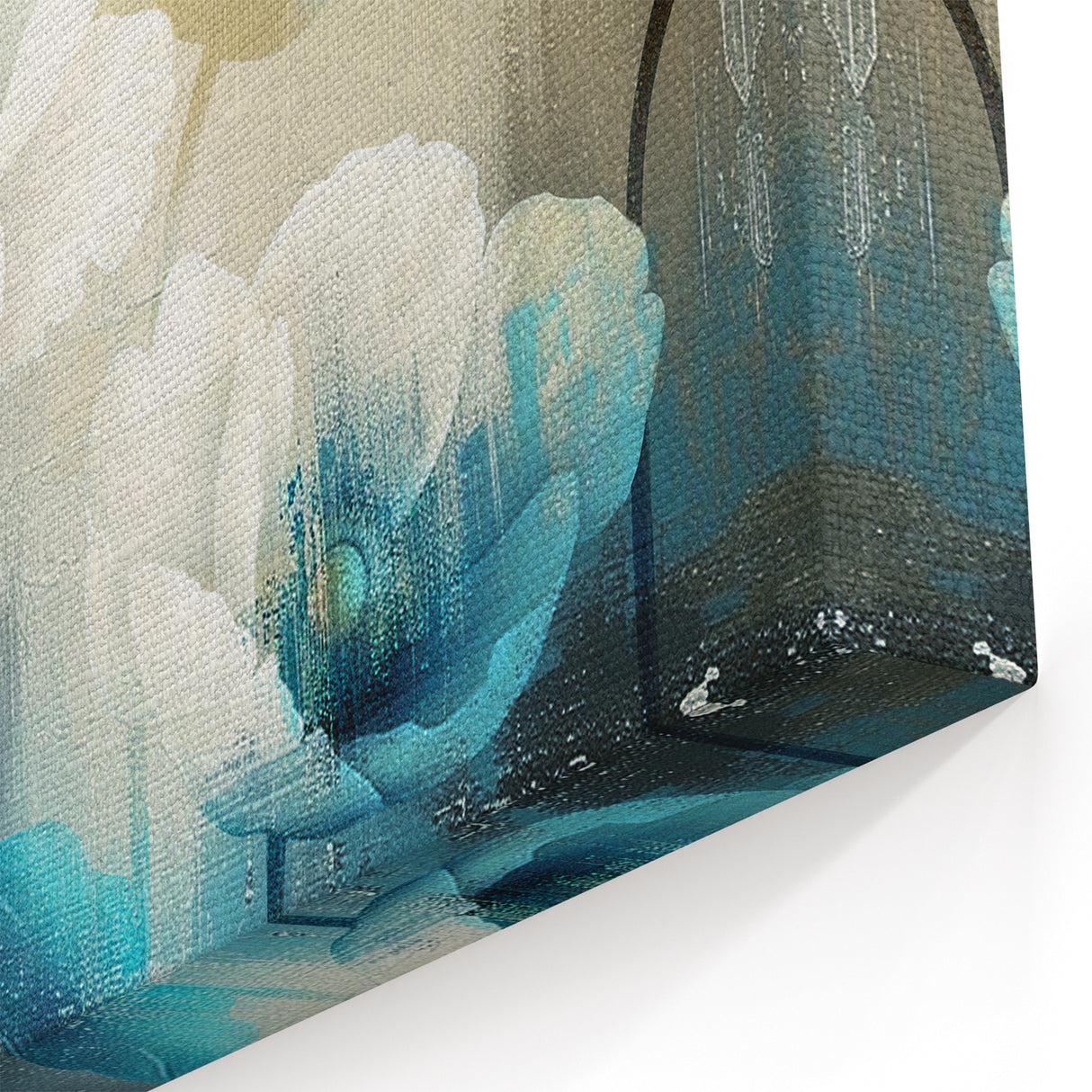 Dreamy Floral Strokes & Lines - Modern Abstract Flower Canvas Art
