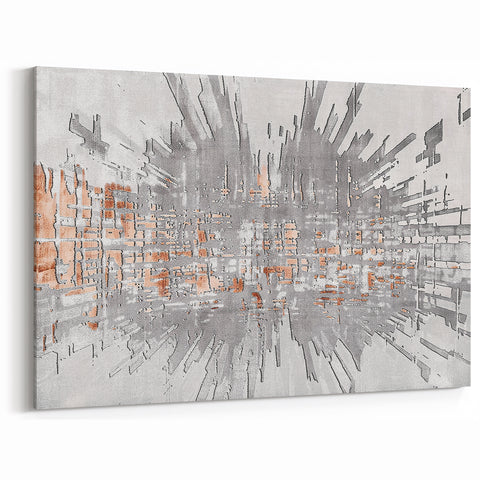 Urban Chic Strokes & Lines Abstract Art – Modern Geometric Wall Decor