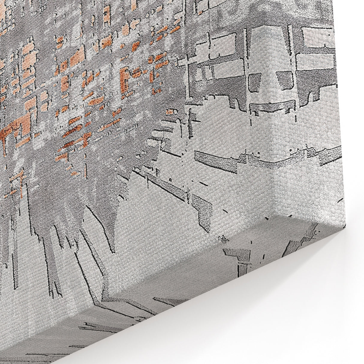 Urban Chic Strokes & Lines Abstract Art – Modern Geometric Wall Decor