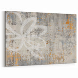 Elegant Rose Strokes & Lines Abstract Art – Subtle Floral Wall Decor