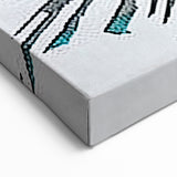 Coastal Retreat Strokes & Lines Abstract Art – Modern Beach Wall Decor