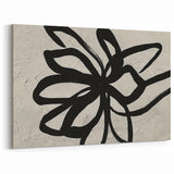 Modern Monochrome Line Art – Bold Black and White Abstract Wall Decor