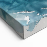 Manatee Framed Art - Gentle Sea Life Decor - Canvas & Acrylic Options