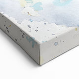 Manatee Art Poster - Vibrant Marine Life Decor - Canvas & Framed Options