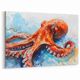 Dynamic Octopus Wall Art - Vibrant Marine Life Decor for Ocean Lovers