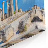 Ancient Ruins Wall Art - Majestic Greek Temple Canvas & Framed Prints