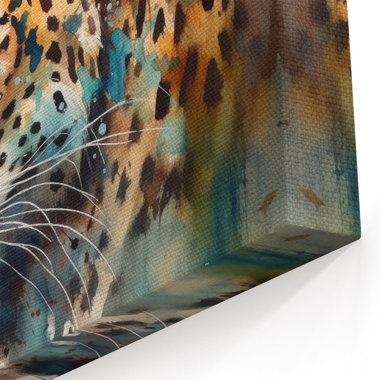 Vibrant Jaguar Canvas Print - Exotic Wild Cat Art for Modern Decor
