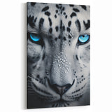 Mesmerizing Snow Leopard Canvas - Striking Wild Cat Art for Modern Homes