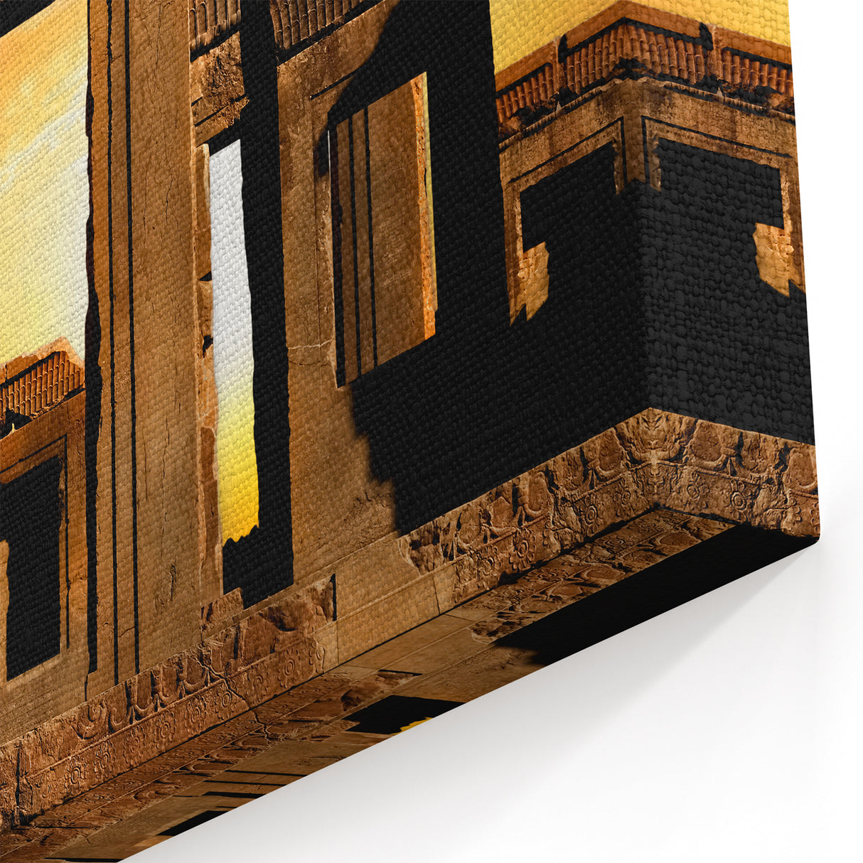 Ancient Ruins Wall Art - Sunset Over Persian Temple Canvas & Prints