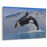Majestic Orca Wall Art - Stunning Ocean Life Canvas & Framed Print Decor