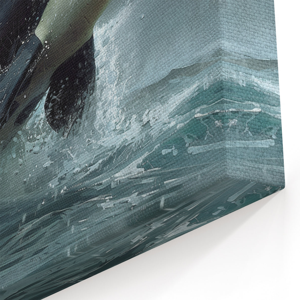 Powerful Orca Wall Art - Ocean Life Canvas & Framed Print Decor