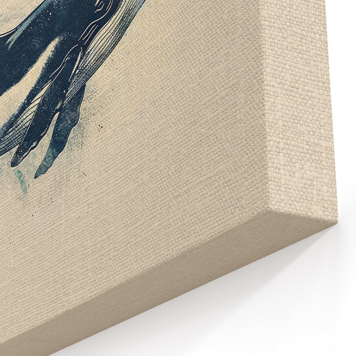 Minimalist Orca Wall Art - Elegant Ocean Life Canvas & Print Decor