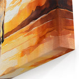 Vibrant Kangaroo Wall Art - Australian Sunset Wildlife Canvas Decor