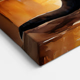 Vibrant Kangaroo Wall Art - Australian Sunset Wildlife Canvas Decor