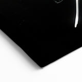 Striking Ray Wall Art - Black & White Marine Life Canvas Print