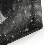 Mystical Ray Wall Art - Stunning Black & White Marine Life Print