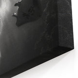 Ethereal Ray Wall Art - Serene Black & White Marine Life Prints