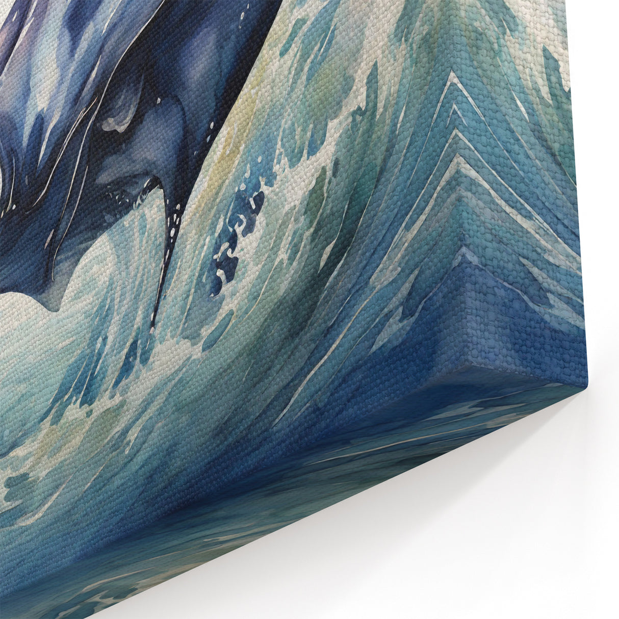 Dynamic Ray Wall Art - Vibrant Marine Life Canvas & Framed Prints