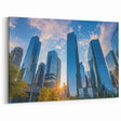 Boston Skyline Wall Art - Modern Cityscape with Glass Towers