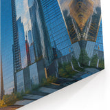 Boston Skyline Wall Art - Modern Cityscape with Glass Towers