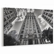Boston Skyline Photography - Black and White Architectural Art Print