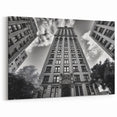 Boston Skyline Photography - Black and White Architectural Art Print
