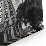 Boston Skyline Photography - Black and White Architectural Art Print