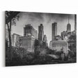 Boston Skyline Wall Art - Black and White Cityscape with Historic Charm