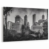 Boston Skyline Wall Art - Black and White Cityscape with Historic Charm