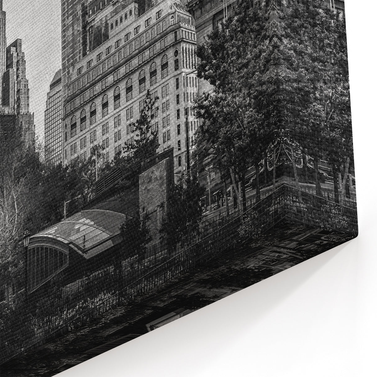 Boston Skyline Wall Art - Black and White Cityscape with Historic Charm