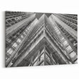 Boston Architecture Art - Black and White Modern Skyscraper Perspective