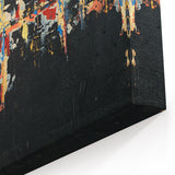 Bold Geometric Line Art with Striking Strokes - Abstract Canvas Print