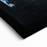 Bold Geometric Line Art with Striking Strokes - Abstract Canvas Print