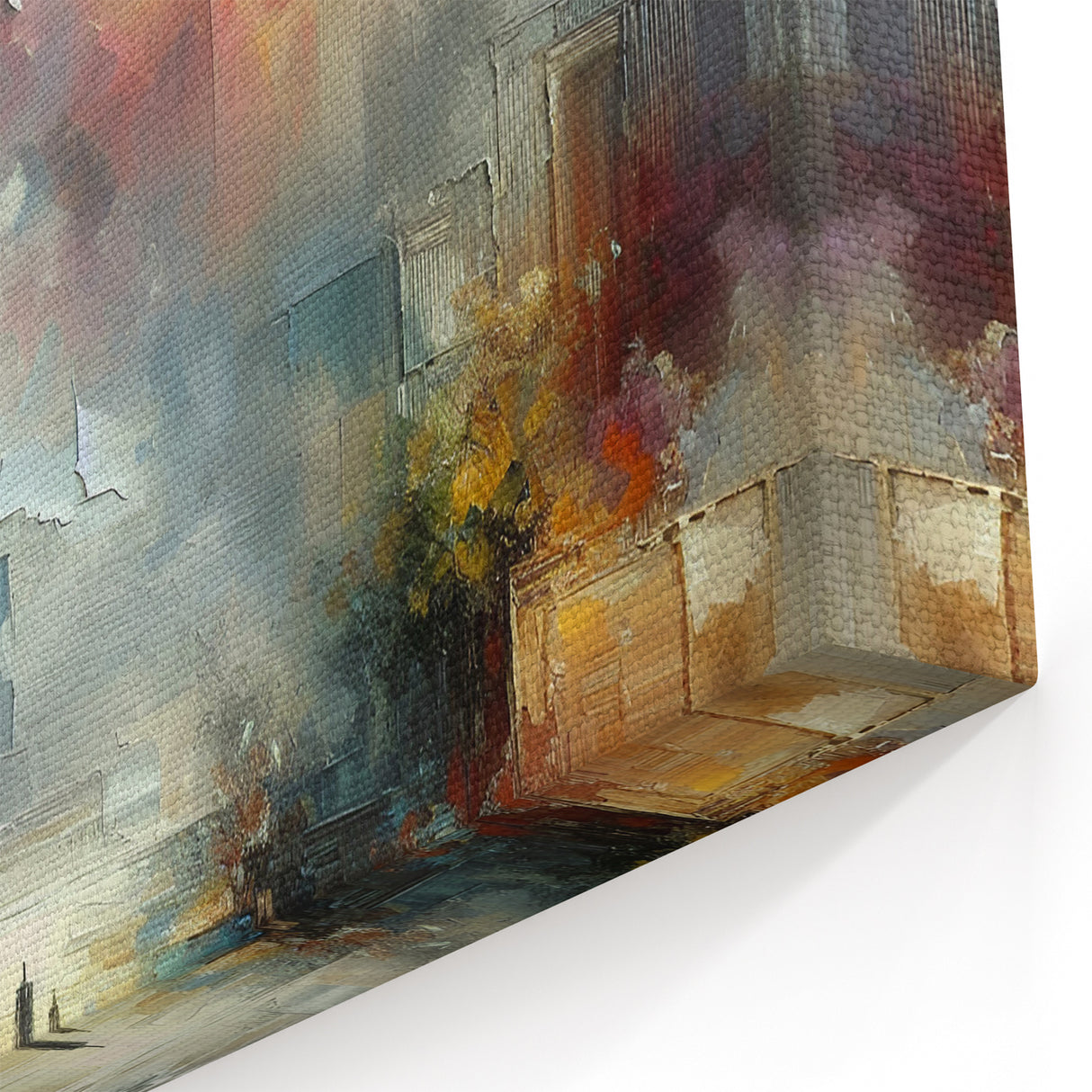 Vibrant Abstract Strokes and Lines Canvas - Dynamic Colorful Art