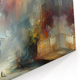 Vibrant Abstract Strokes and Lines Canvas - Dynamic Colorful Art