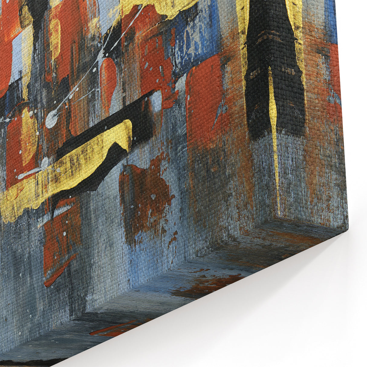 Vibrant Abstract Strokes Art - Colorful Line Canvas for Modern Spaces