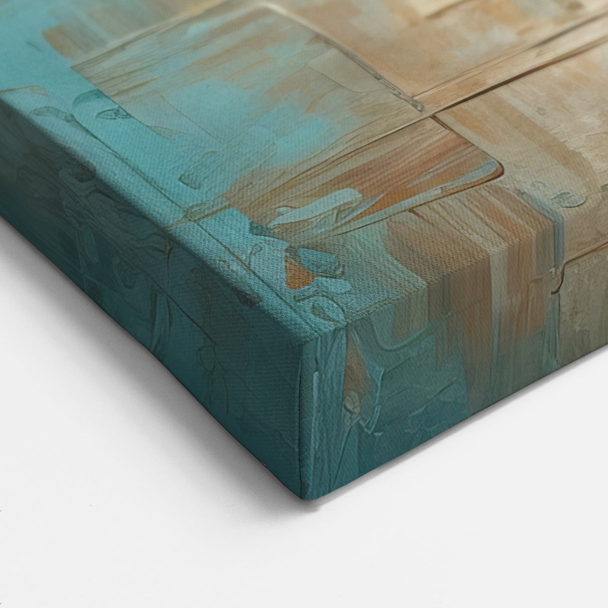 Warm Abstract Strokes and Lines Canvas - Colorful Modern Wall Art