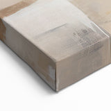 Neutral Tones Abstract Strokes Canvas - Modern Minimalist Wall Art