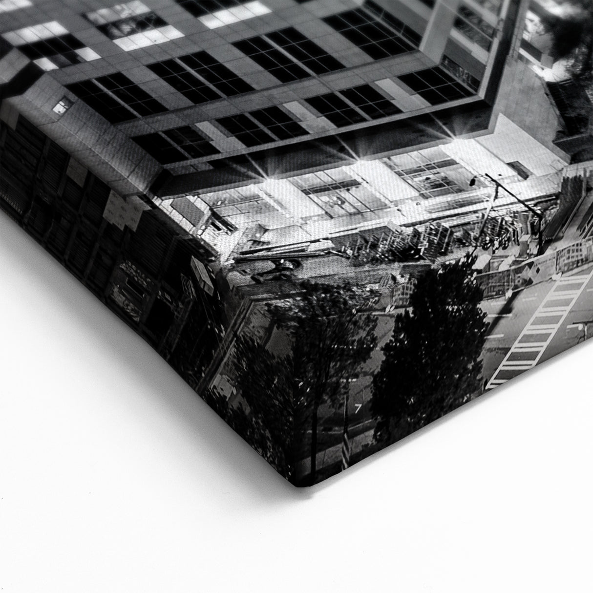 Charlotte Skyline Wall Art | Panoramic Cityscape Art Prints in Black & White