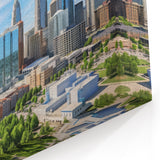 Charlotte Skyline Wall Art | Bright & Modern Cityscape Art Prints