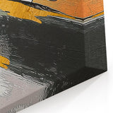 Modern Geometric Line Art - Abstract Strokes and Colorful Canvas