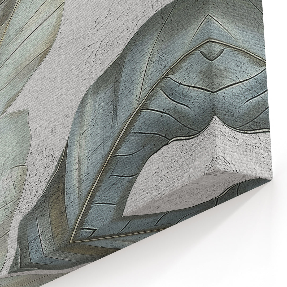 Elegant Leaf Line Art - Abstract Strokes and Modern Canvas Design