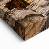 Chicago Skyline Wall Art - Riverfront with Yellow Water Taxi Cityscape